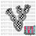 checkered Stone Prickly Pear CLIPART