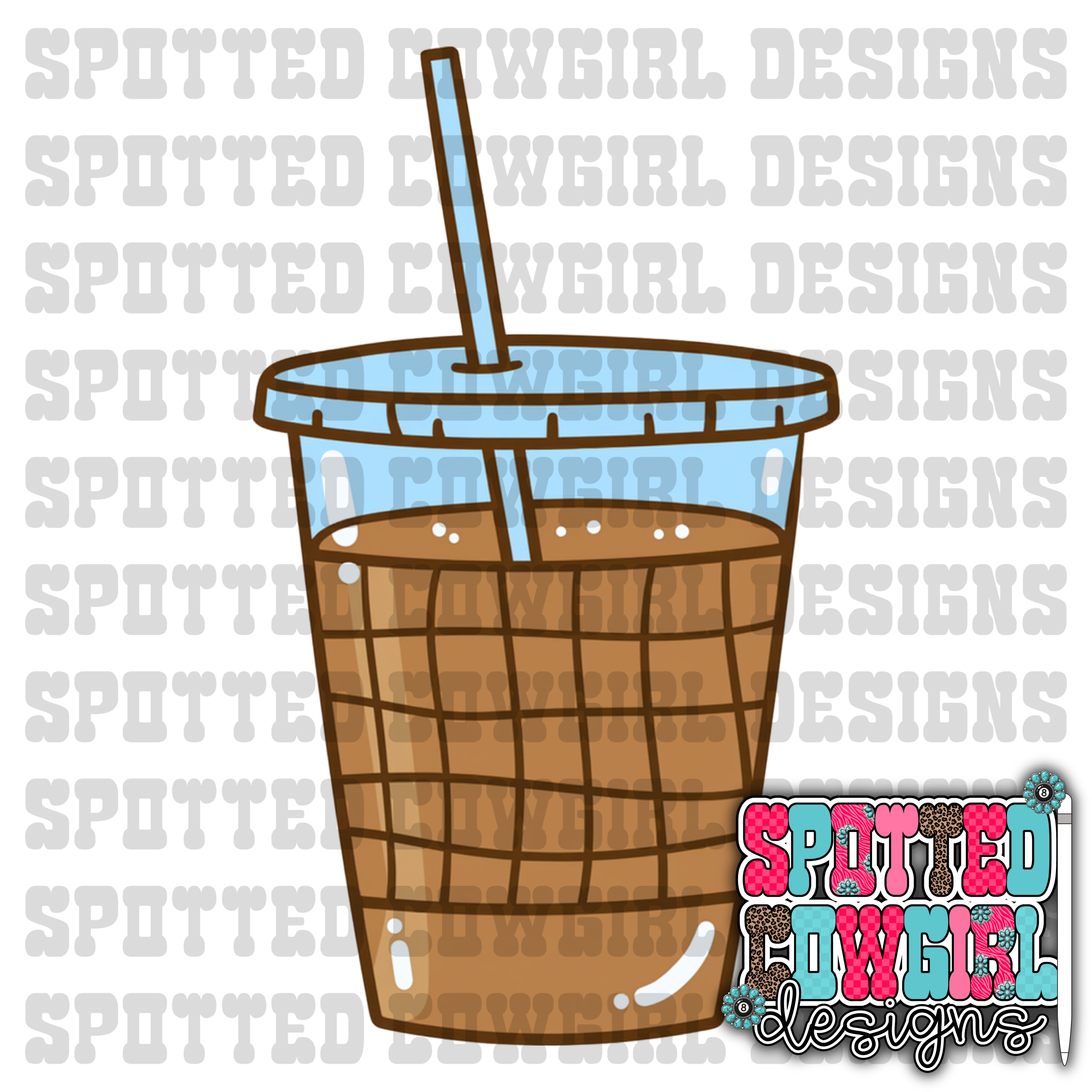 iced coffee CLIPART