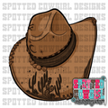 BURNED COWBOY HAT CLIPART